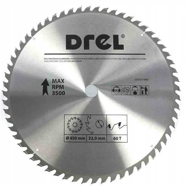 Pilový kotouč pro motorovou pilu 450 x 30 mm 60 T