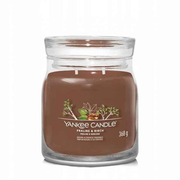 Praline & Birch Yankee Candle střední svíčka