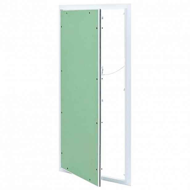 vidaXL Přístupový panel Zelená a stříbrná 45 x 85 cm