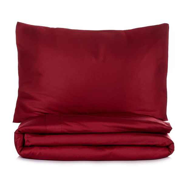 Vínové povlečení na jednolůžko 200x140 cm Elegant  – Mijolnir