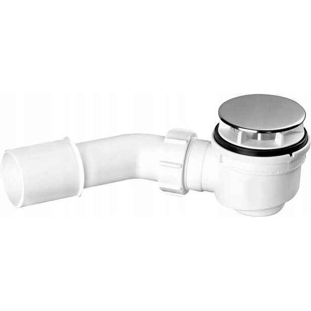 Deante Sifon pro sprchovou vaničku čištěný shora Easy-Clean chrom NHC_025C