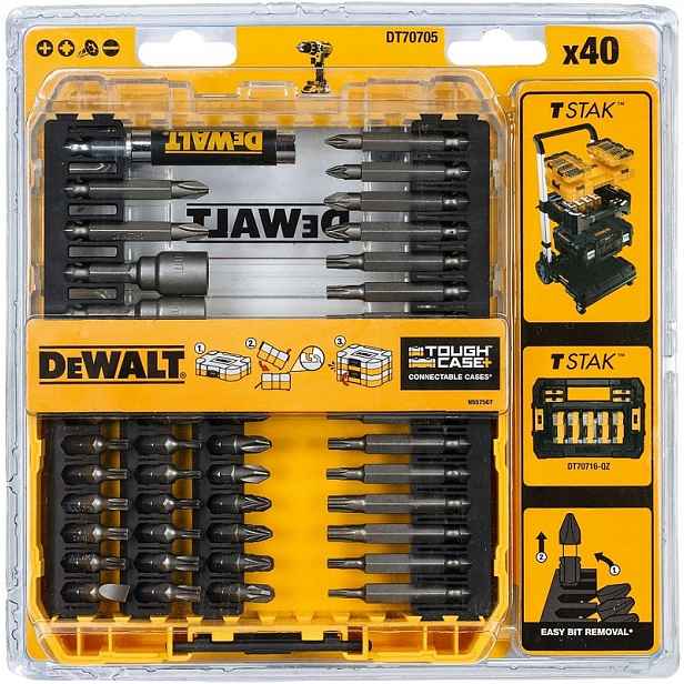Dewalt Sada Nástavců 40díl.