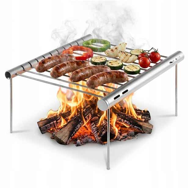 Přenosný turistický rošt na oheň Badger Outdoor Bbq Mini Tube