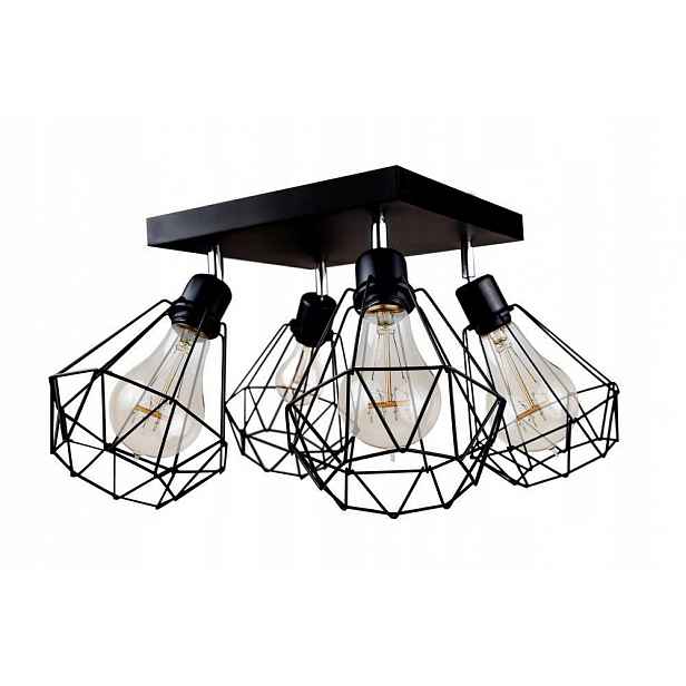 Stropní svítidlo Diamante Quattro stropní svítidlo lustr osvětlení loft diamant