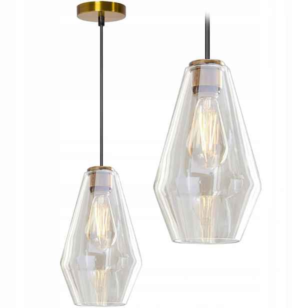 Stropní Závěsná Lampa Skleněná Moderní Transp