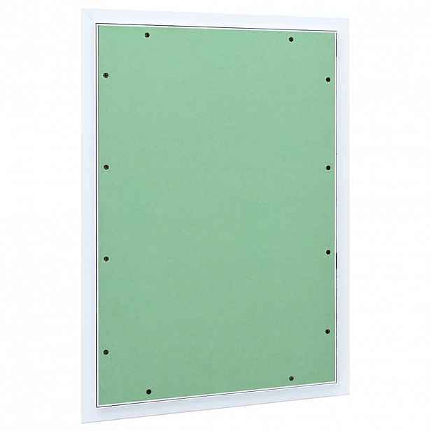 vidaXL Přístupový panel Zelená a stříbrná 55 x 75 cm