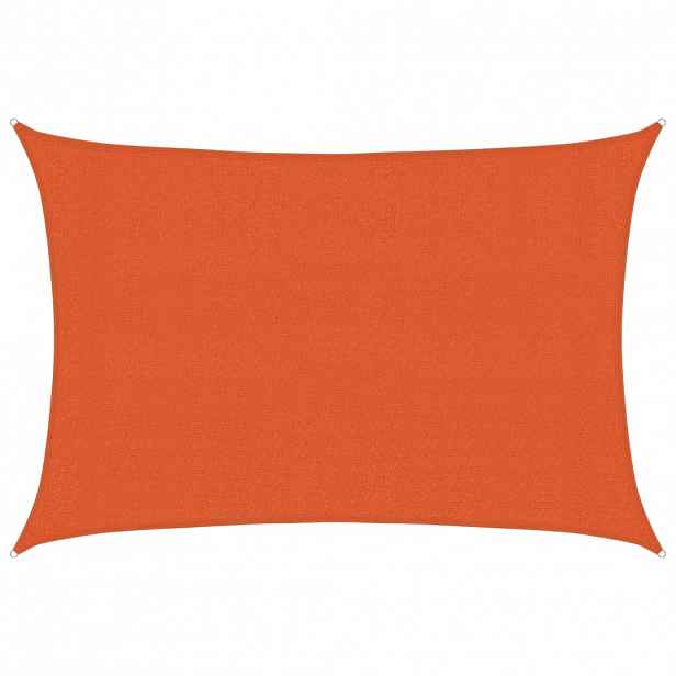 vidaXL Stínicí plachta 160 g/m² oranžová 3 x 4 m HDPE