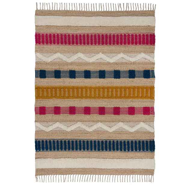 Flair Rugs Kusový koberec Jubilant Medina Jute Natural/Multi 120x170 cm
