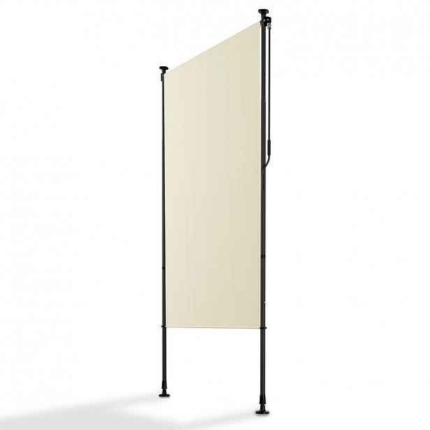 Svislá markýza na balkon 120x228-316 cm, UV ochrana, béžová