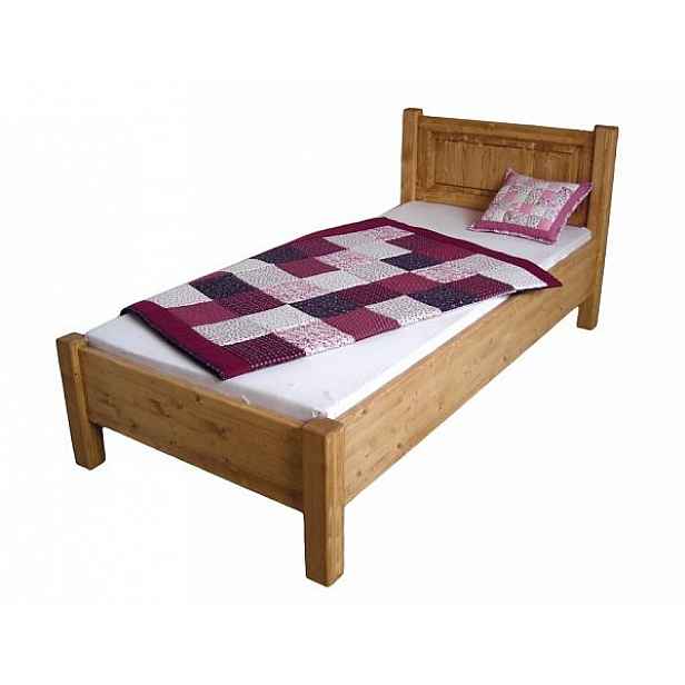 Dřevěná postel Laura jednolůžková 01612, 3101 - Bezbarvý