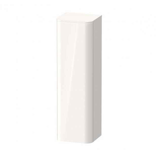 Duravit Happy D.2 Plus - Vysoká skříňka 134x40x36 cm, panty vpravo, bílá vysoký lesk HP1261R2222