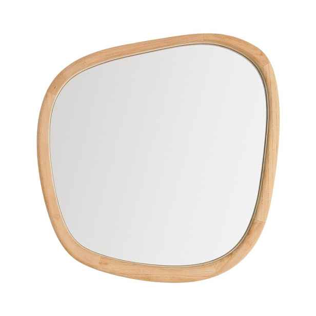 Nástěnné zrcadlo s dřevěným rámem 45,5x47 cm Alura – Kave Home