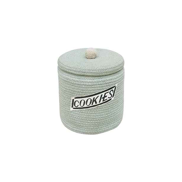 Světle modrý látkový dětský koš na hračky ø 20x26 cm Cookie Jar – Lorena Canals