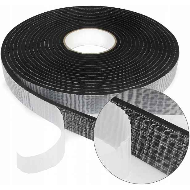 Vodotěsná Vyztužená Těsnící Páska Epixdm 30 mm/10 m Těsnění 5 mm