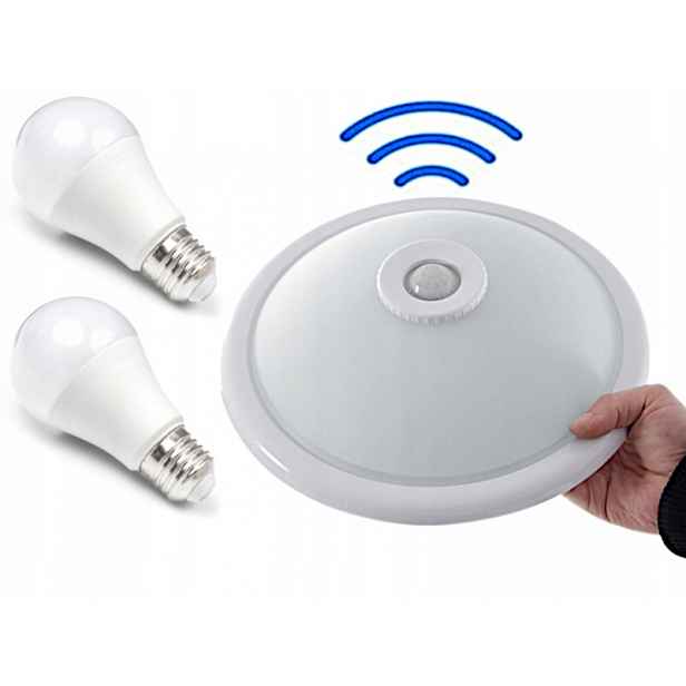 Nástěnné Led svítidlo Strop s senzorem pohybu soumraku 10W žárovky