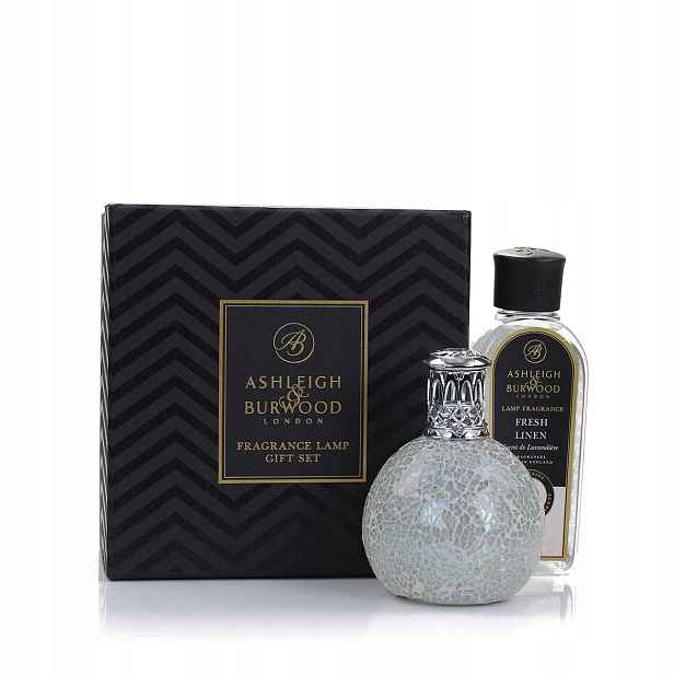 Sada lampa The Pearl náplň Fresh Linen 250 ml Ashleigh & Burwood