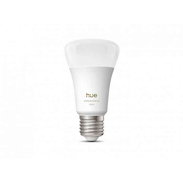 Philips Hue White Ambiance - Chytrá LED žárovka E27, 1100 lm, teplá bílá 929003854901