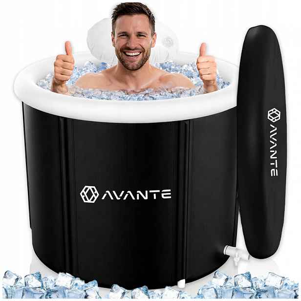 TEMU WANT MORSOWANIA NAFUKOVACÍ LEDOVÝ KUFR PŘÍMOUHLOVÝ XXL 300L ZAHRADNÍ BAZÉN. Cryoterapeutický bazén pro regeneraci svalů a imunitu. Pro osoby do