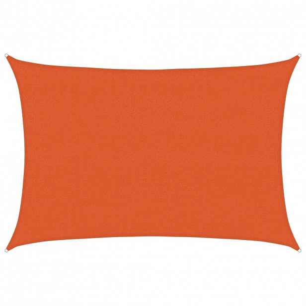 vidaXL Stínicí plachta 160 g/m² oranžová 4 x 6 m HDPE