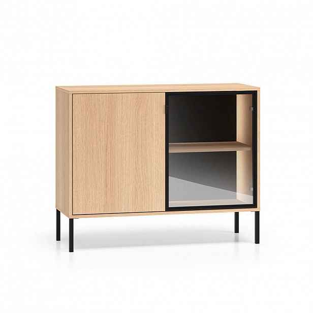Petits-meubles SIDEBOARD Paige Dřevo a černá