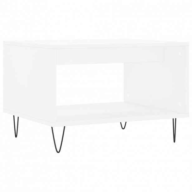 vidaXL Konferenční stolek bílý 60 x 50 x 40 cm kompozitní dřevo