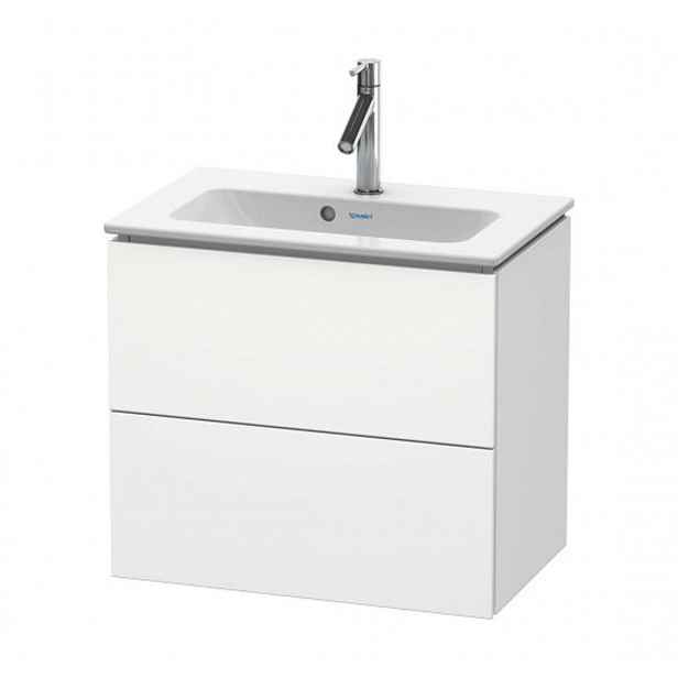 Duravit L-Cube - Umyvadlová skříňka 55x62x39 cm, 2 zásuvky, bílá mat LC625601818