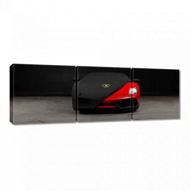 Obraz 120x40 Červené auto
