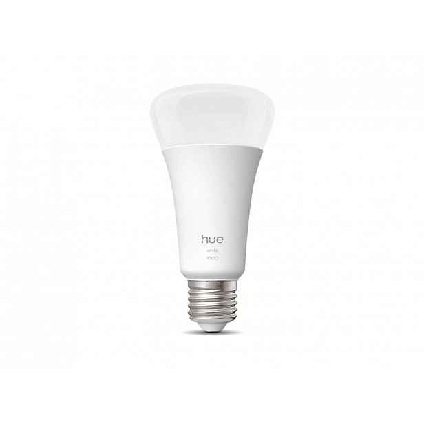 Philips Hue White - Chytrá LED žárovka E27, 1600 lm, teplá bílá 929003856201