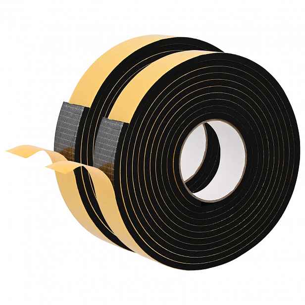 vidaXL Samolepicí pěnová páska 2 ks Černá 40mm x 5m Pěna CR