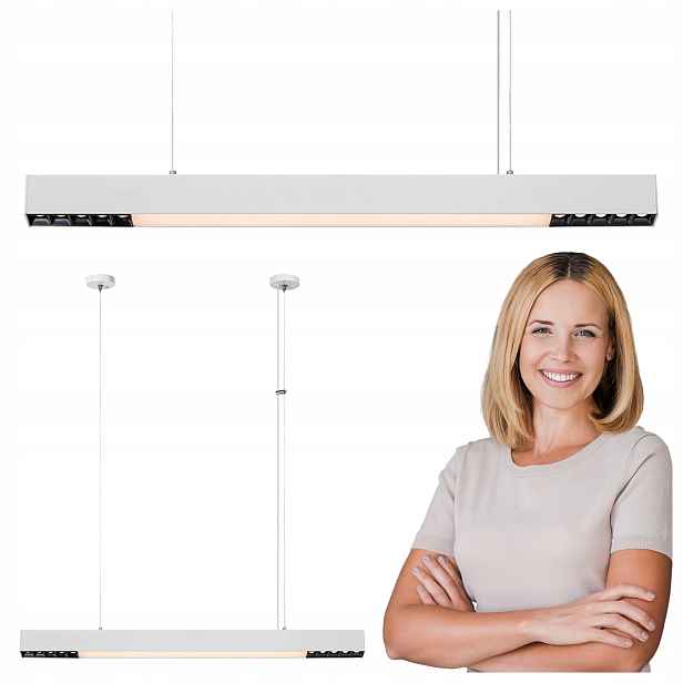 Závěsná Lampa Cali M 80 CM Bílá Ovládání Tuya 32W Led Variabilní Barva Cct