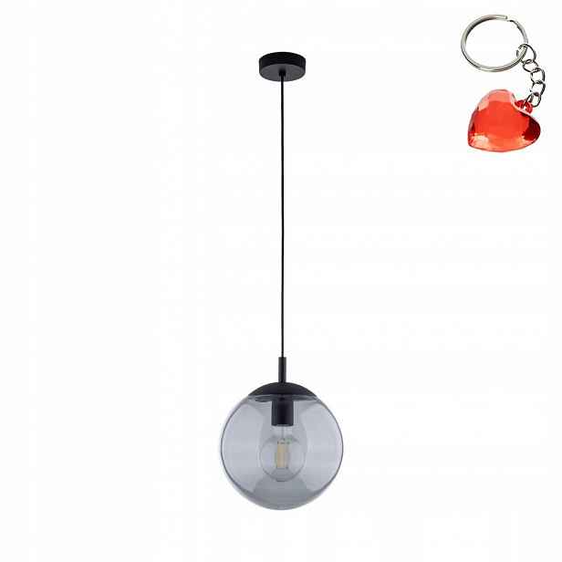 Závěsná lampa Stropní Svítidlo Esme Černá E27 Moderní kov 25 cm Tk Lighting