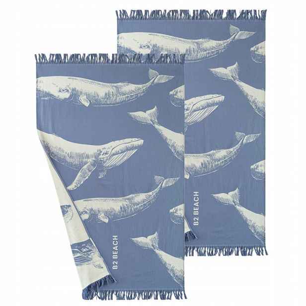 Zwoltex Oceans Ručník pro aktivní třásně Vzorovaný 220g 100x160cm x2