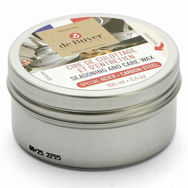 Vosk pro sezónování ocelových pánví 100 ml De Buyer