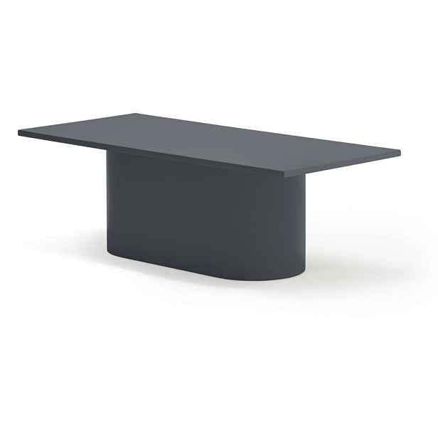 Antracitový konferenční stolek 50x111 cm Totem – Teulat