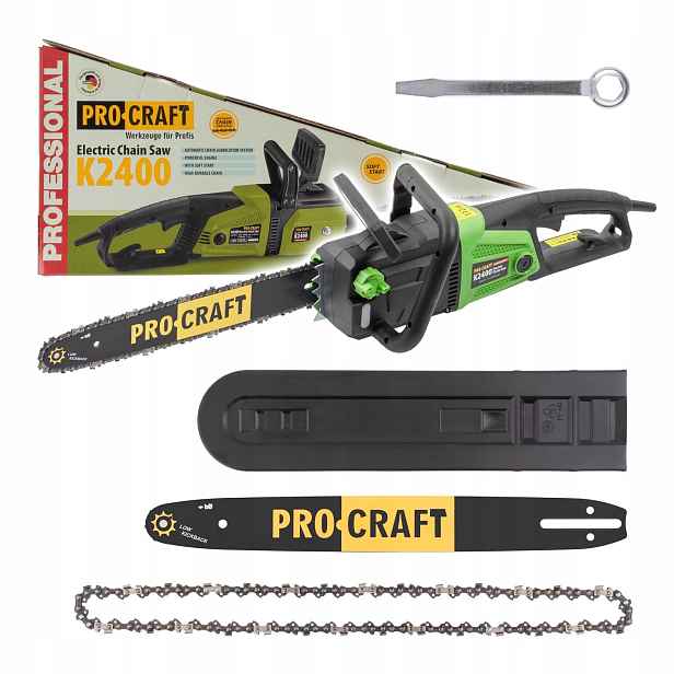Elektrická řetězová pila Procraft K2400, Příkon 2000W