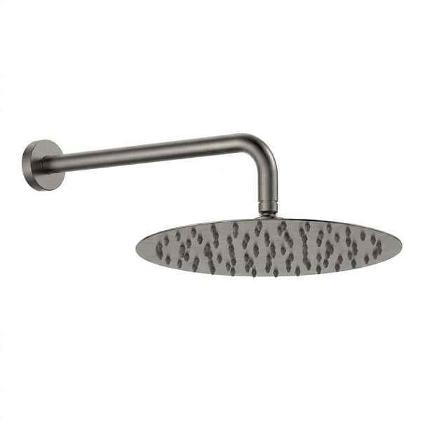 kielle Oudee I - Hlavová sprcha 246, sprchové rameno 360 mm, gun grey 20133SE17