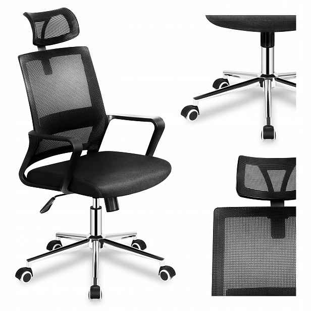 Otočné Kancelářské Křeslo Mark Adler Otočné Křeslo, černá, Ergonomické