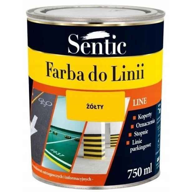 Sentic Betonu Barva Podlahy 3L Žlutá