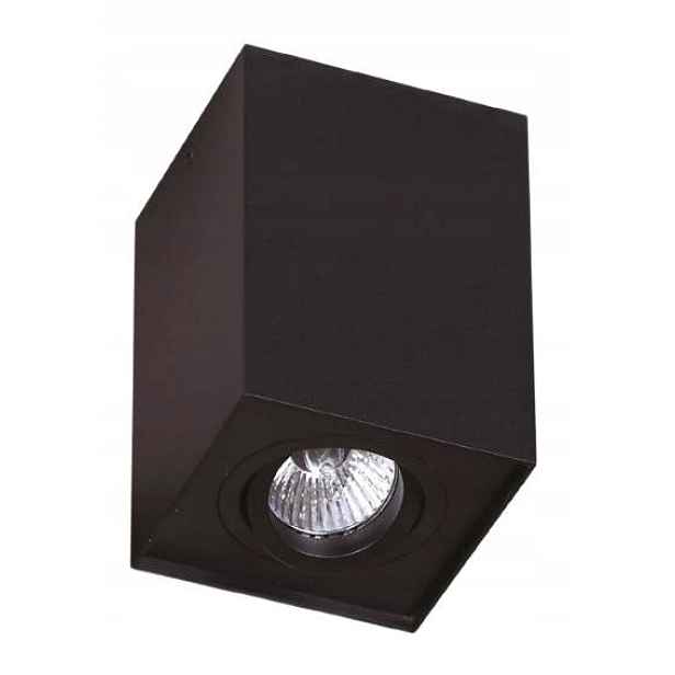 Stropní svítidlo Maxlight čtvercová černá GU10 50W Basic Square