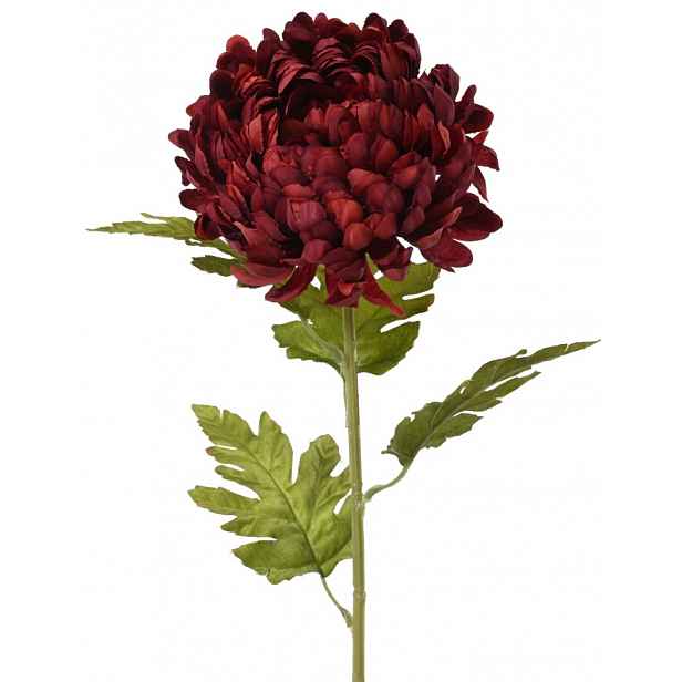 Umělá květina Chryzantéma 74 cm, červená
