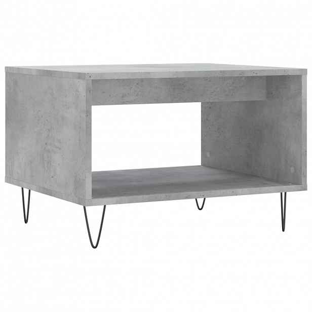 vidaXL Konferenční stolek betonově šedý 60x50x40 cm kompozitní dřevo