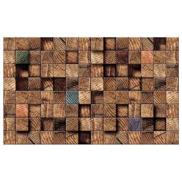 Fototapeta Dřevěné bloky textura 350x250 unikátní design pro dům lepidlo