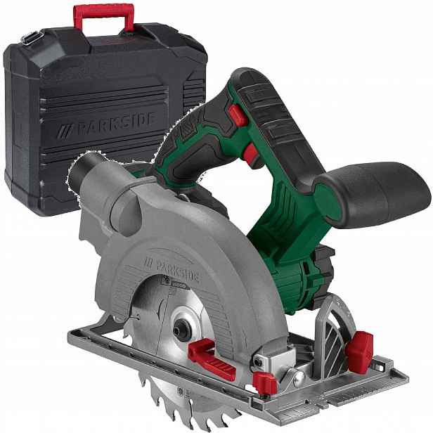 Kotoučová pila Parkside akumulátorová ruční pila Phksa 20V 150 mm Kufr