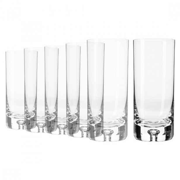 Sada 6 sklenic Long Drinks z krystalického skla, 300 ml, "Legend" - Kr