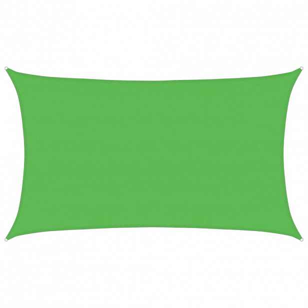 vidaXL Stínící plachta 160 g/m² světle zelená 5 x 8 m HDPE