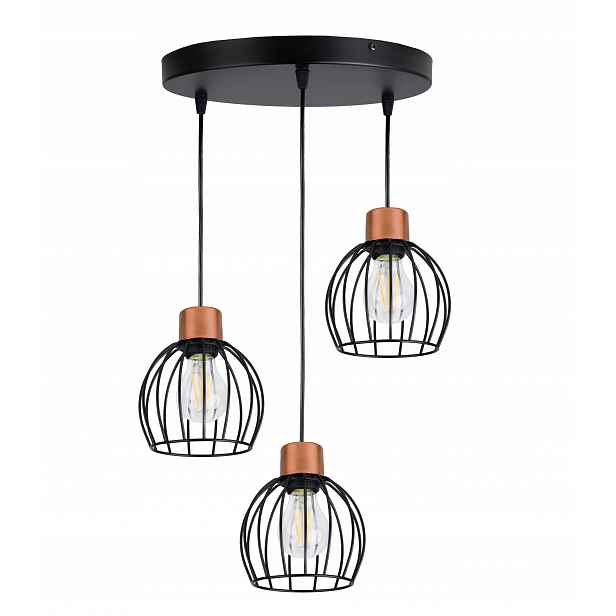Závěsná Lampa Zwis stropní lustr loft drát Kula 3