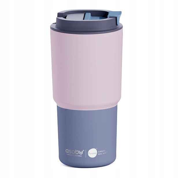 Asobu Pick Me Up termohrnek 650 ml Pastel Pink Keramický Interiér