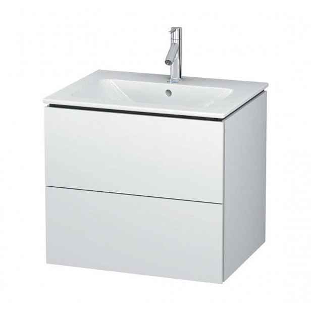 Duravit L-Cube - Umyvadlová skříňka 55x62x48 cm, 2 zásuvky, bílá mat LC624001818
