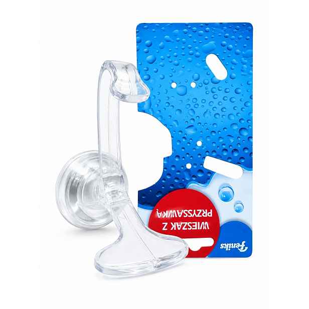 Háček s přísavkou plastový 11 cm 1 ks 36 ks