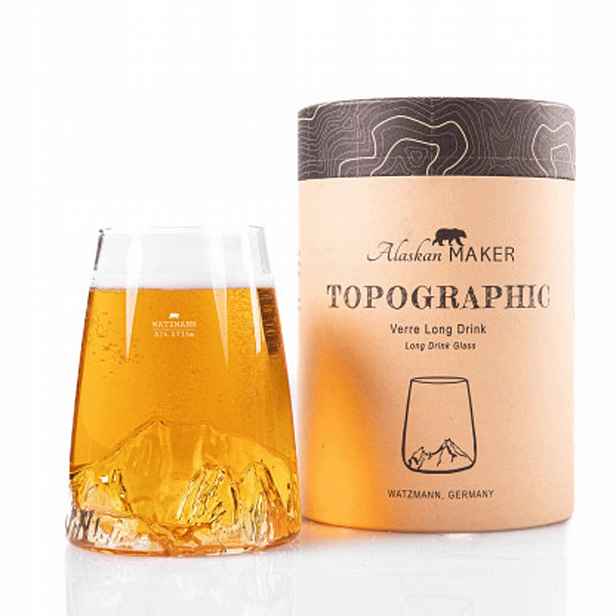 Sklenice Long Drink Topographic Watzmann